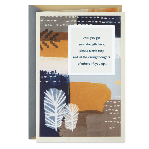 Get Your Strength Back Get Well Card, 