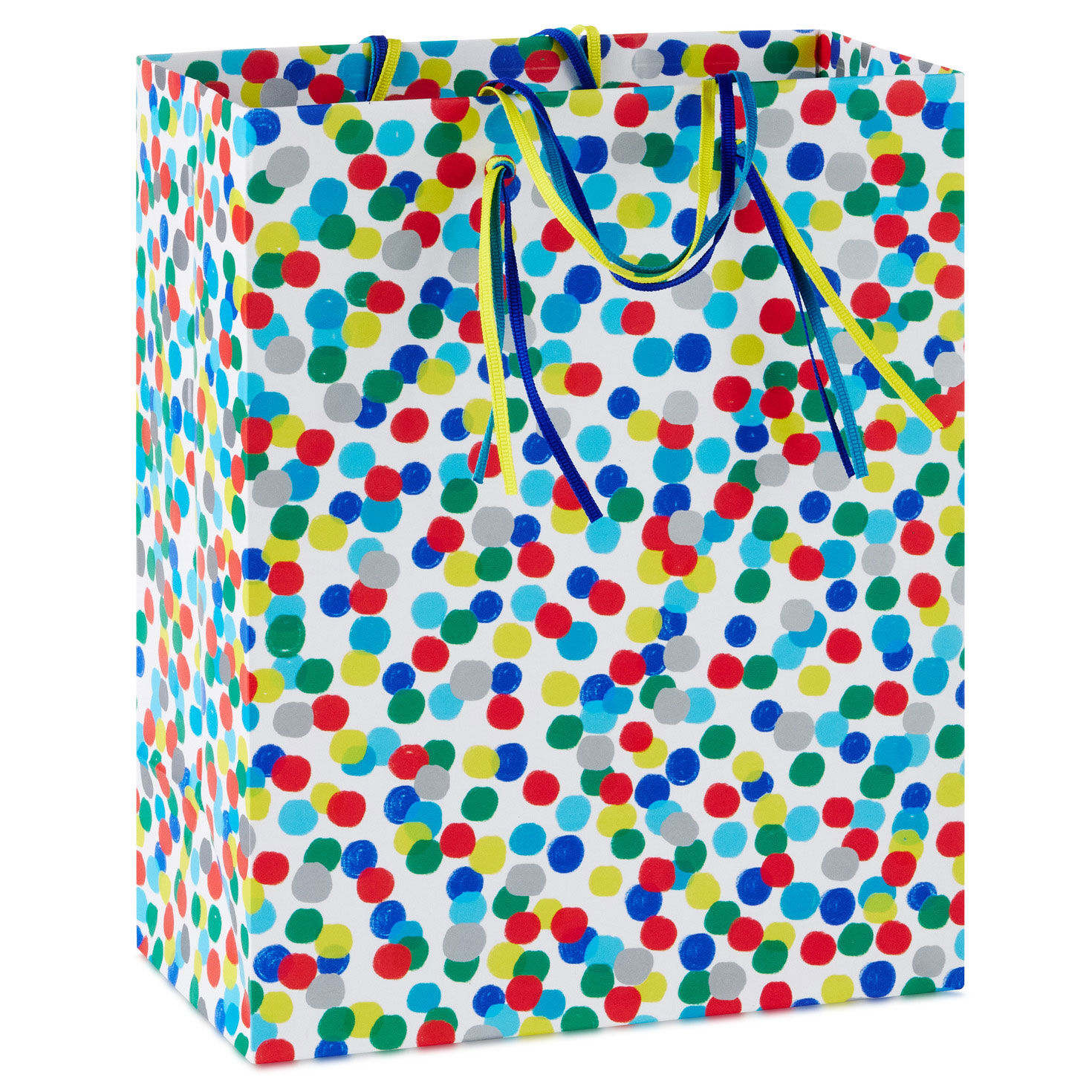 Painted Polka Dots Medium Gift Bag Back image number 6