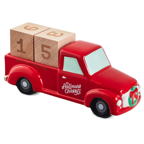 Hallmark Channel Red Truck Christmas Countdown Perpetual Calendar, , large