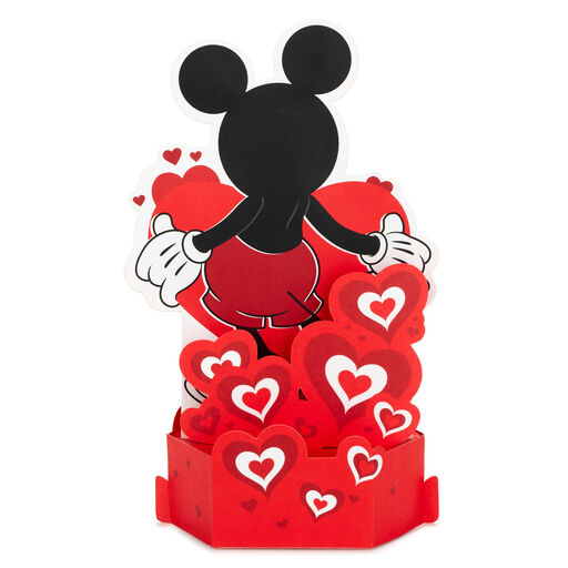 Disney Mickey Mouse Love You Musical 3D Pop-Up Love Card With Light, 