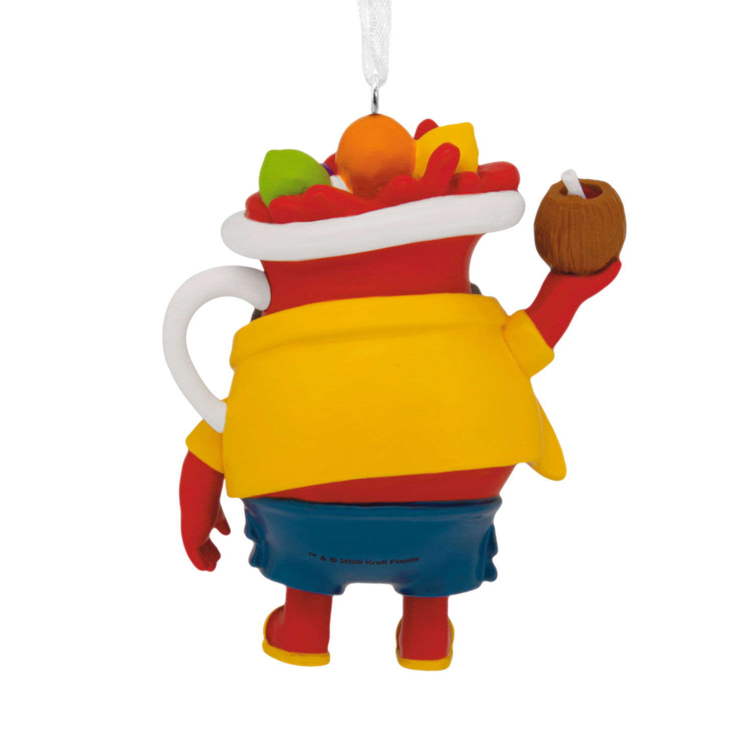 Tropical Kool-Aid Man Christmas Ornament Back image number 6