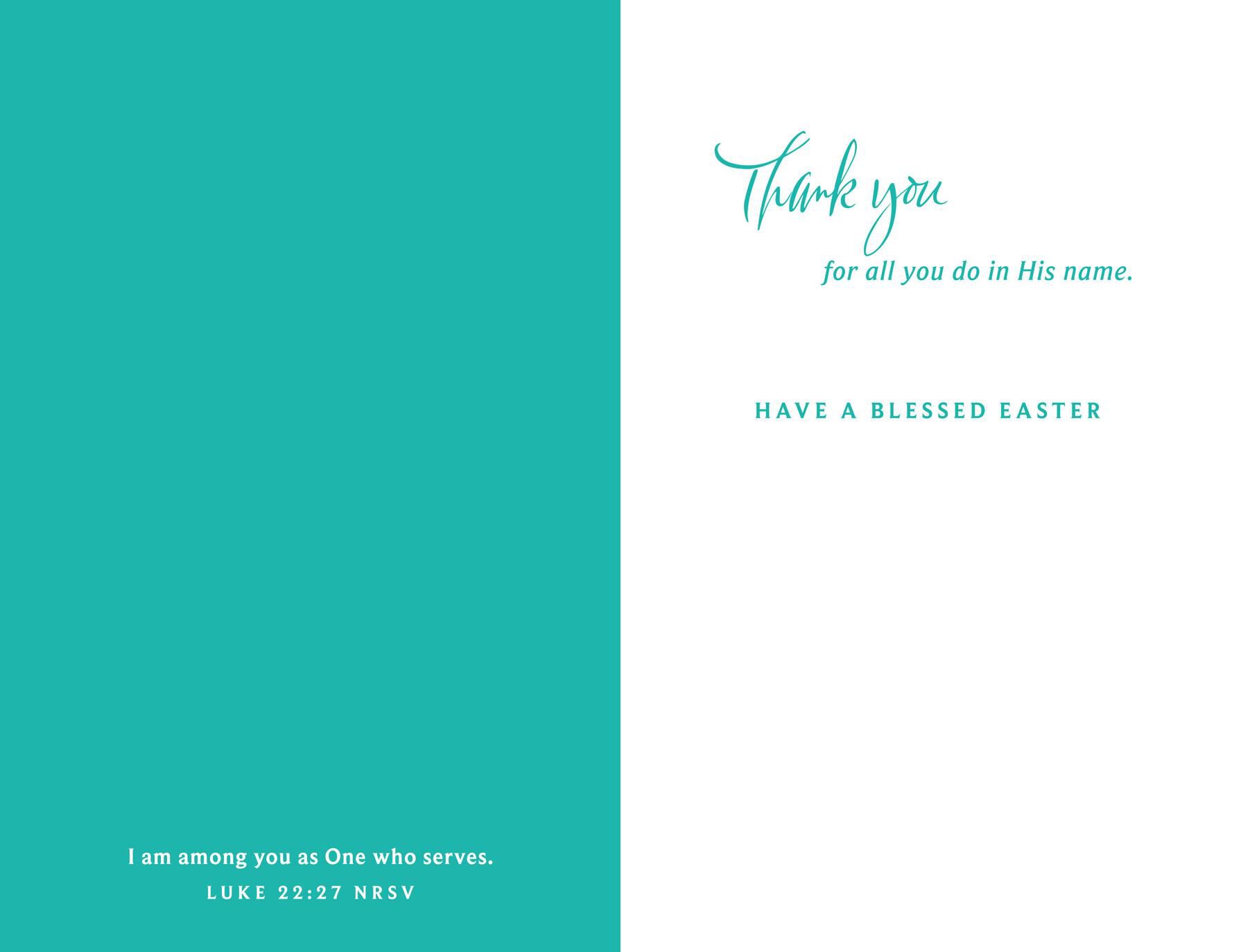 You Make a Difference Religious Easter Card for Priest