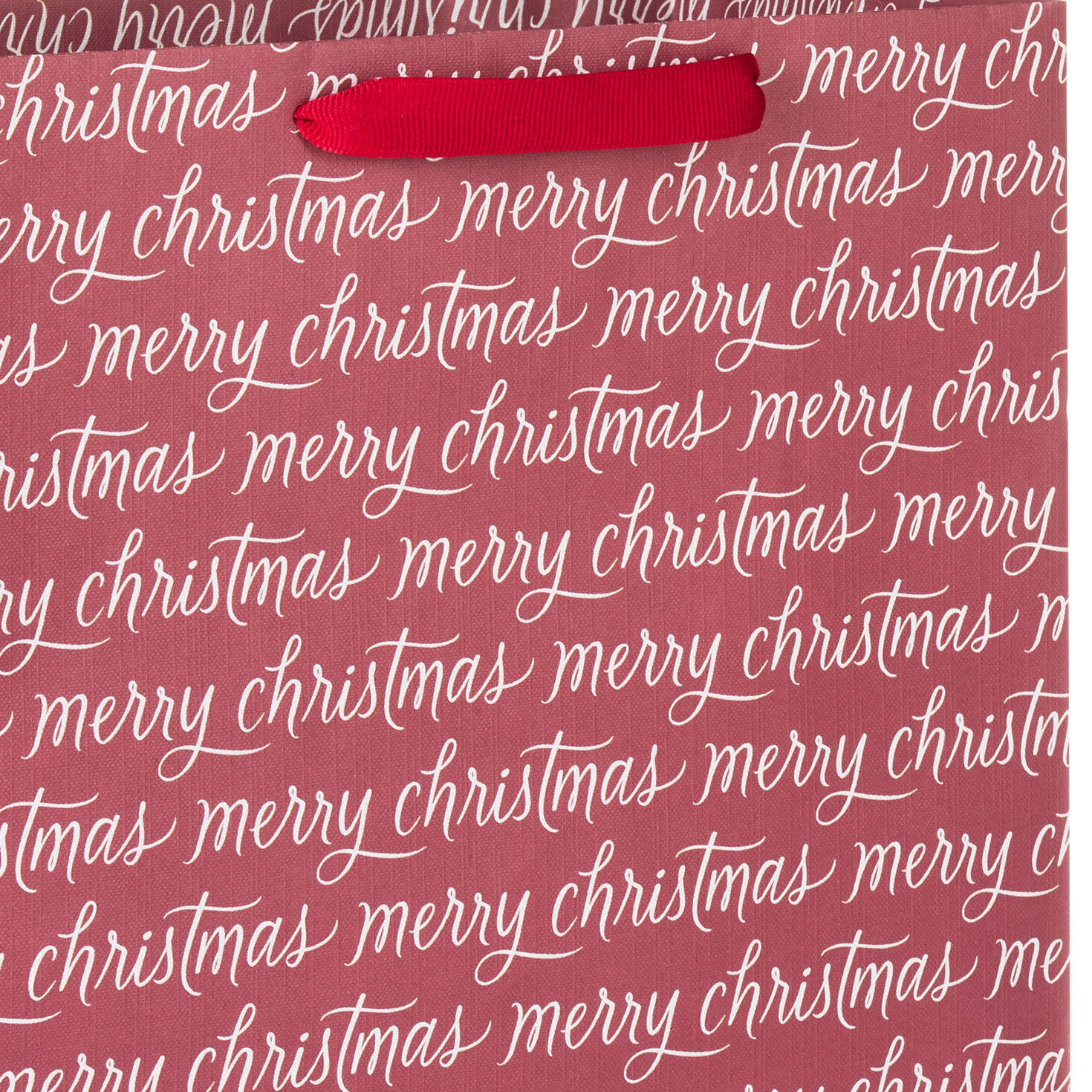 13" Merry Christmas Messages on Burgundy Large Gift Bag for only USD 4.49 | Hallmark
