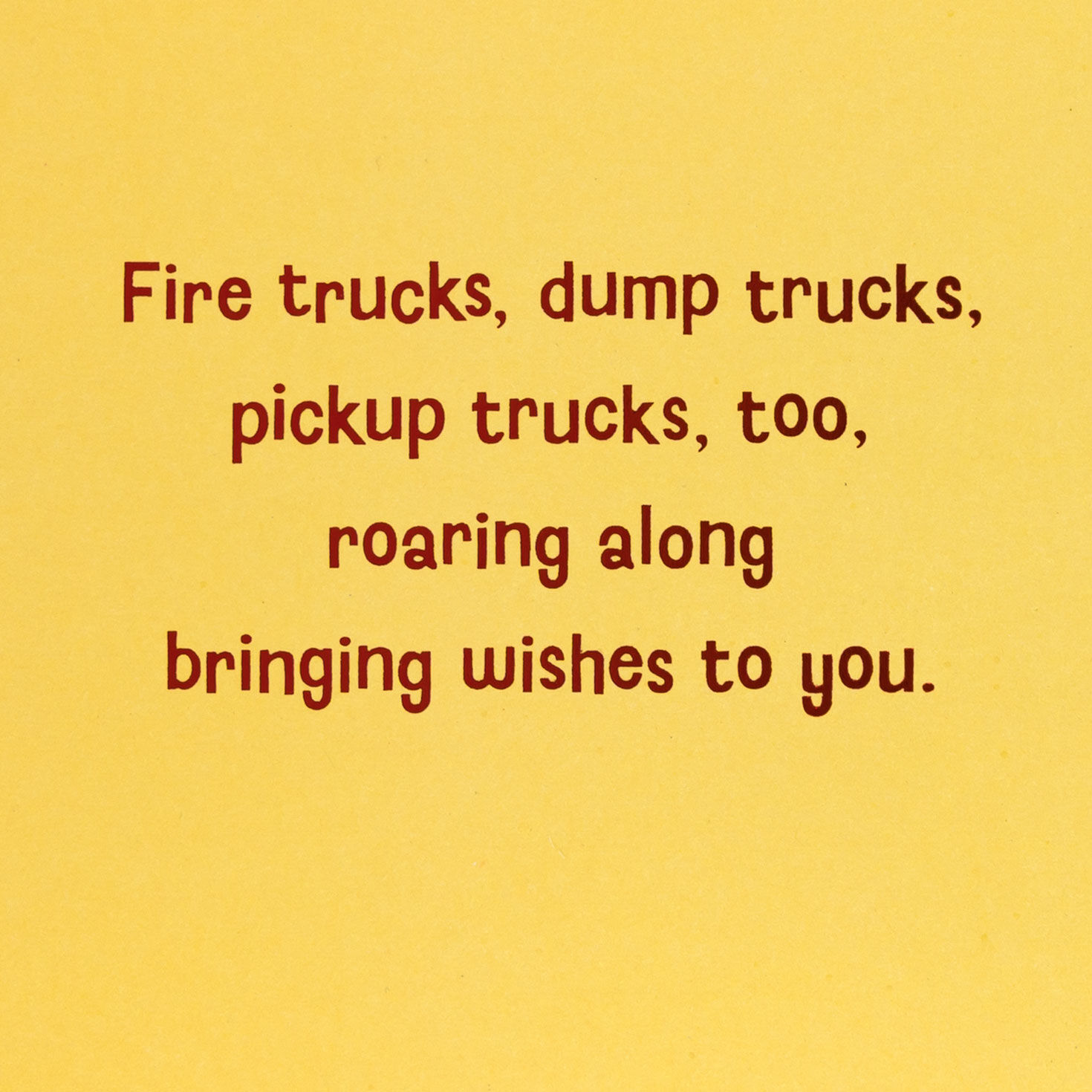 Cake and Animals in Trucks 4th Birthday Card for Boys Sentiment image number 2