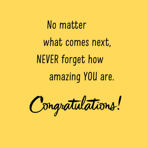 You Are Amazing High School Graduation Card, 