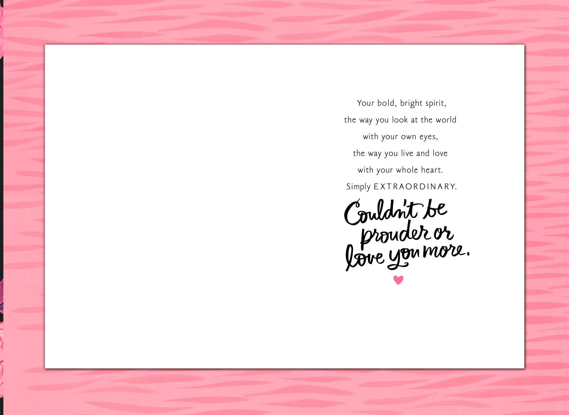Couldn't Be Prouder Valentine's Day Card for Daughter