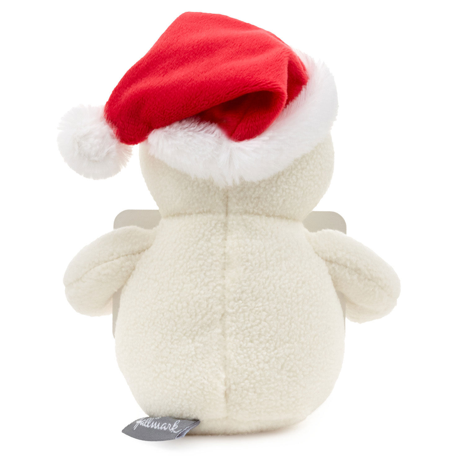 Snowman in Santa Hat Gift Card Holder Stuffed Animal back image number 2