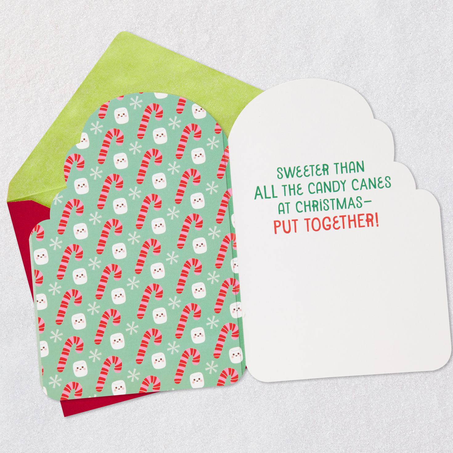 Sweeter Than Candy Canes Christmas Card for Grandson, , large image number 3