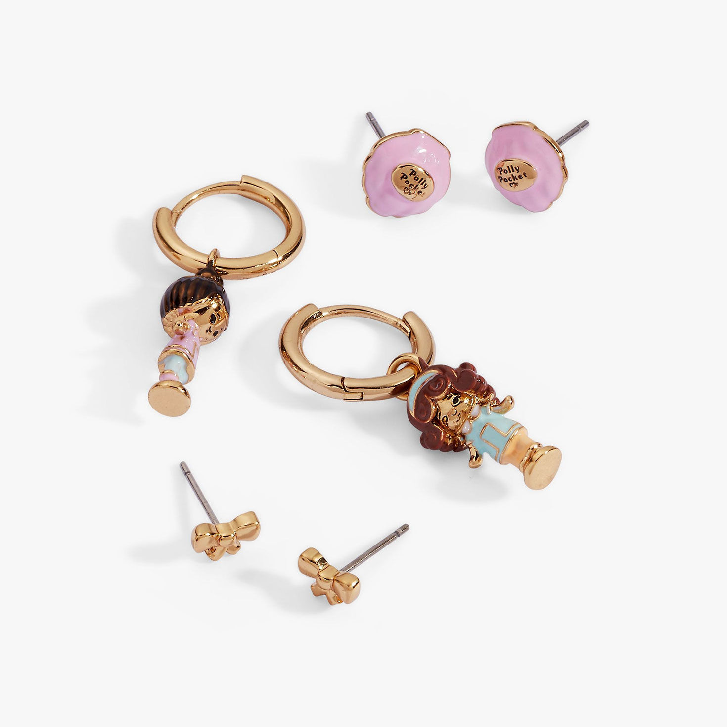 Alex And Ani Polly Pocket&trade; Earring Set of 3 closeup view image number 2