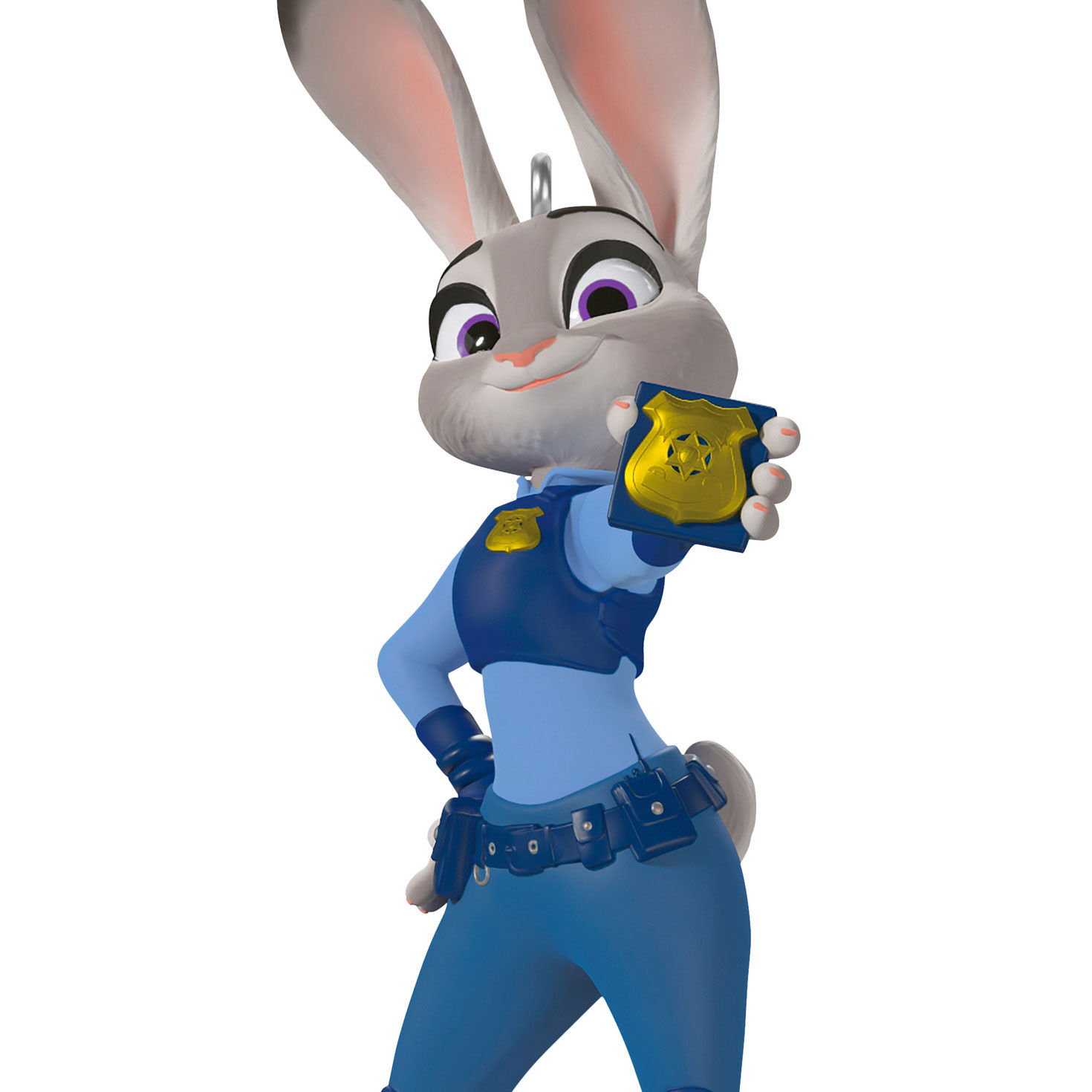 Zootopia Officer Judy Hopps Keepsake Ornament closeup view image number 5