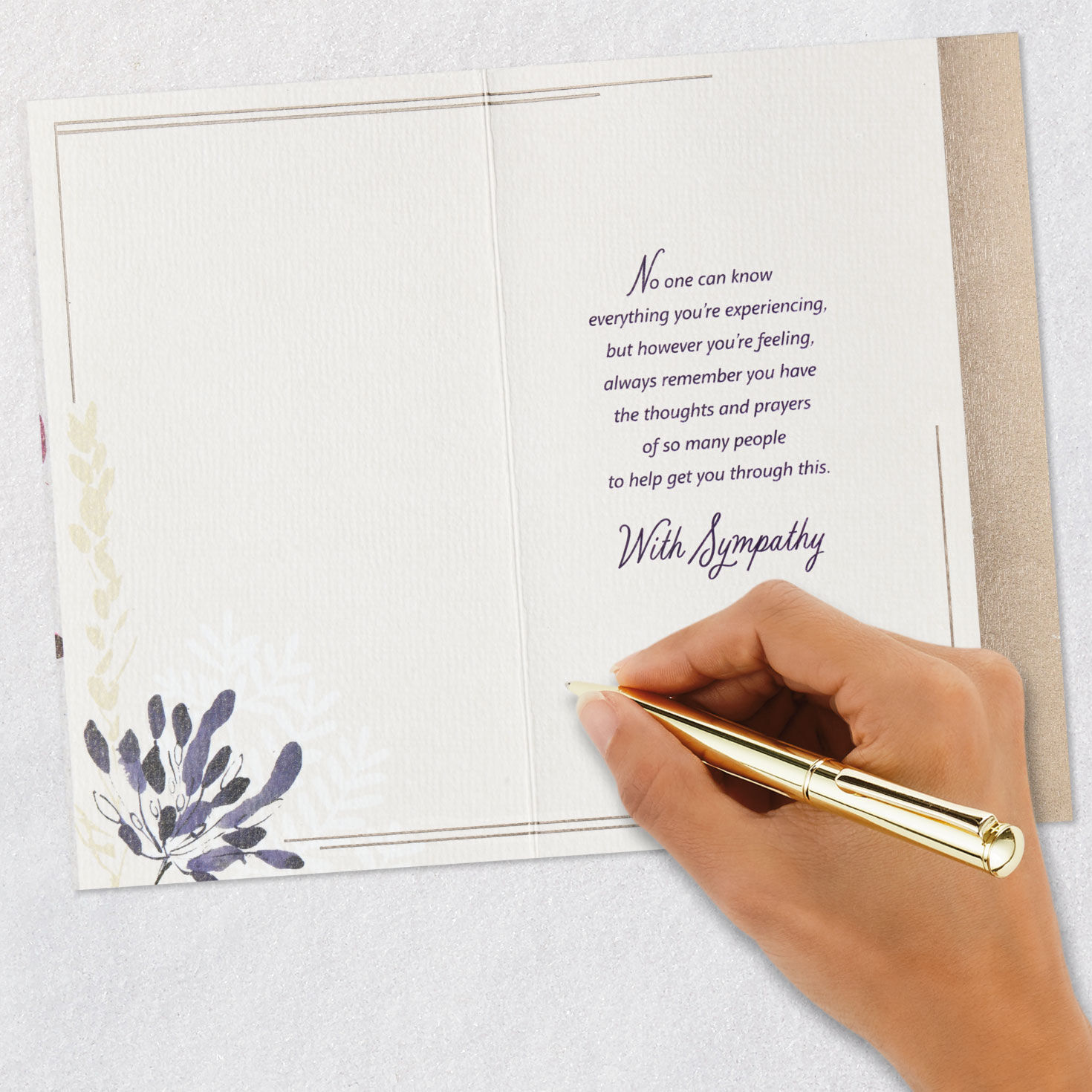 Losing Someone Who Mattered So Much Is Never Easy Sympathy Card, , large image number 6