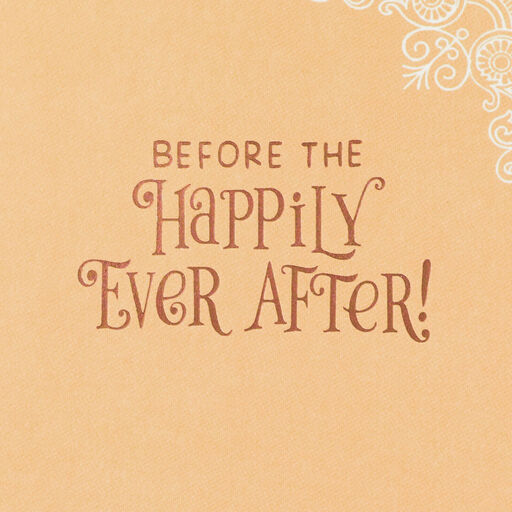 Fun and Laughter Bachelorette Party Wedding Card, 