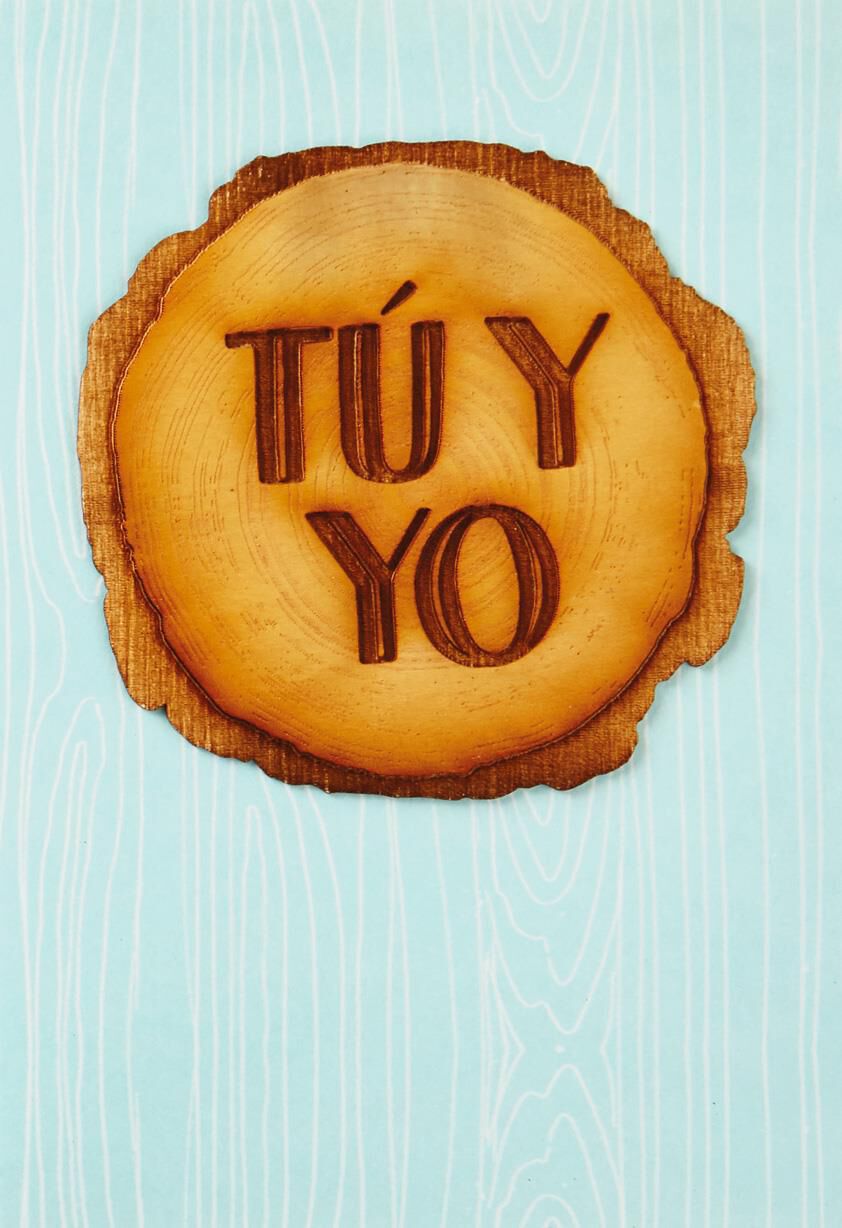 Tú y Yo Spanish Language Birthday Card