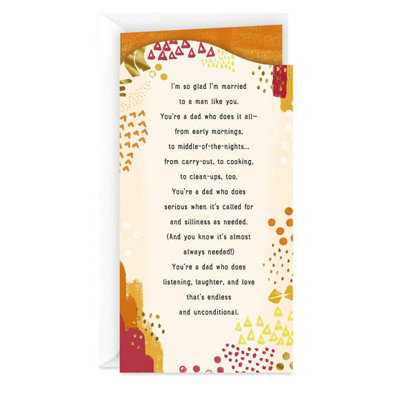 A Dad Who Does It All Love Card for Husband, , large image number 1