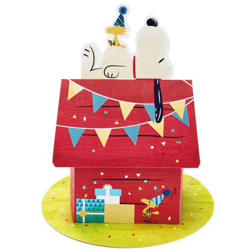 Peanuts® Snoopy and Woodstock Hooray 3D Pop-Up Card, 