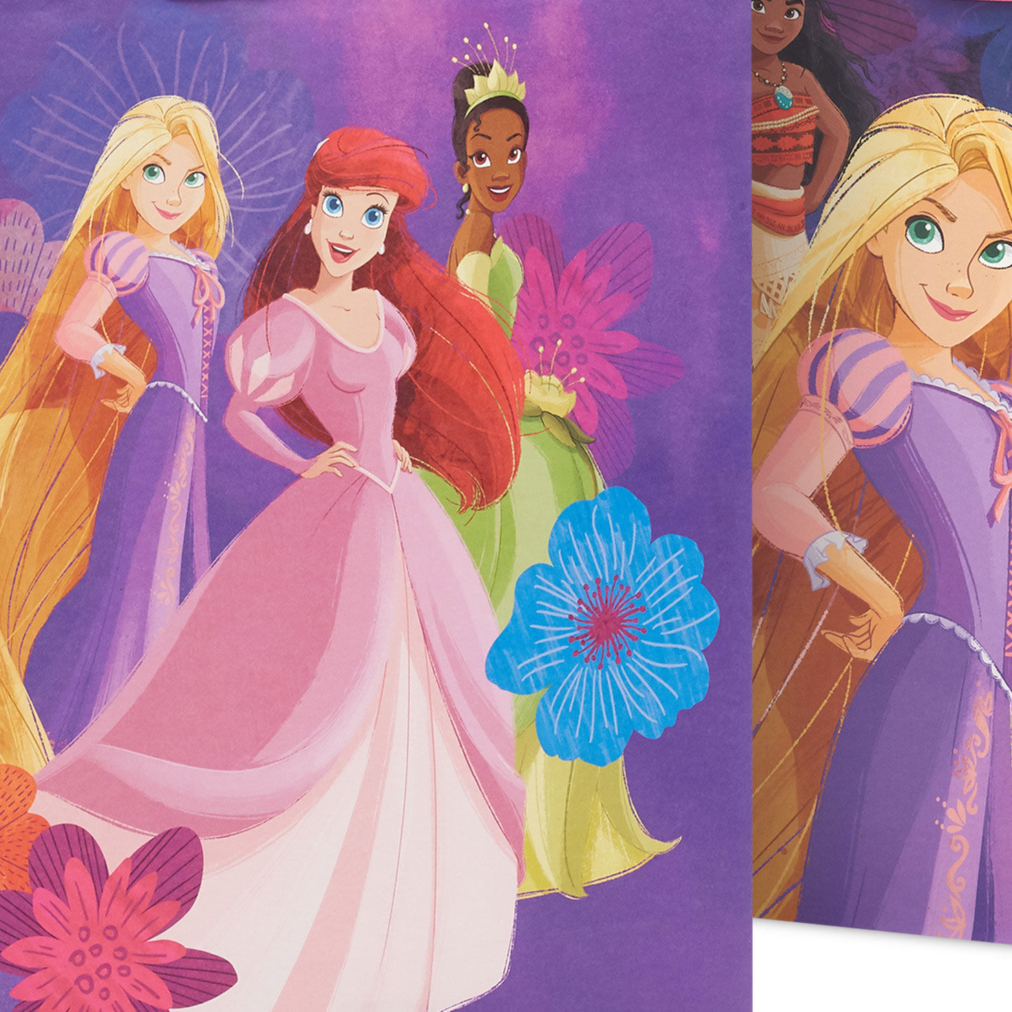 Disney Princess Pretty Purple and Floral 2-Pack Assorted Gift Bags, , large image number 4