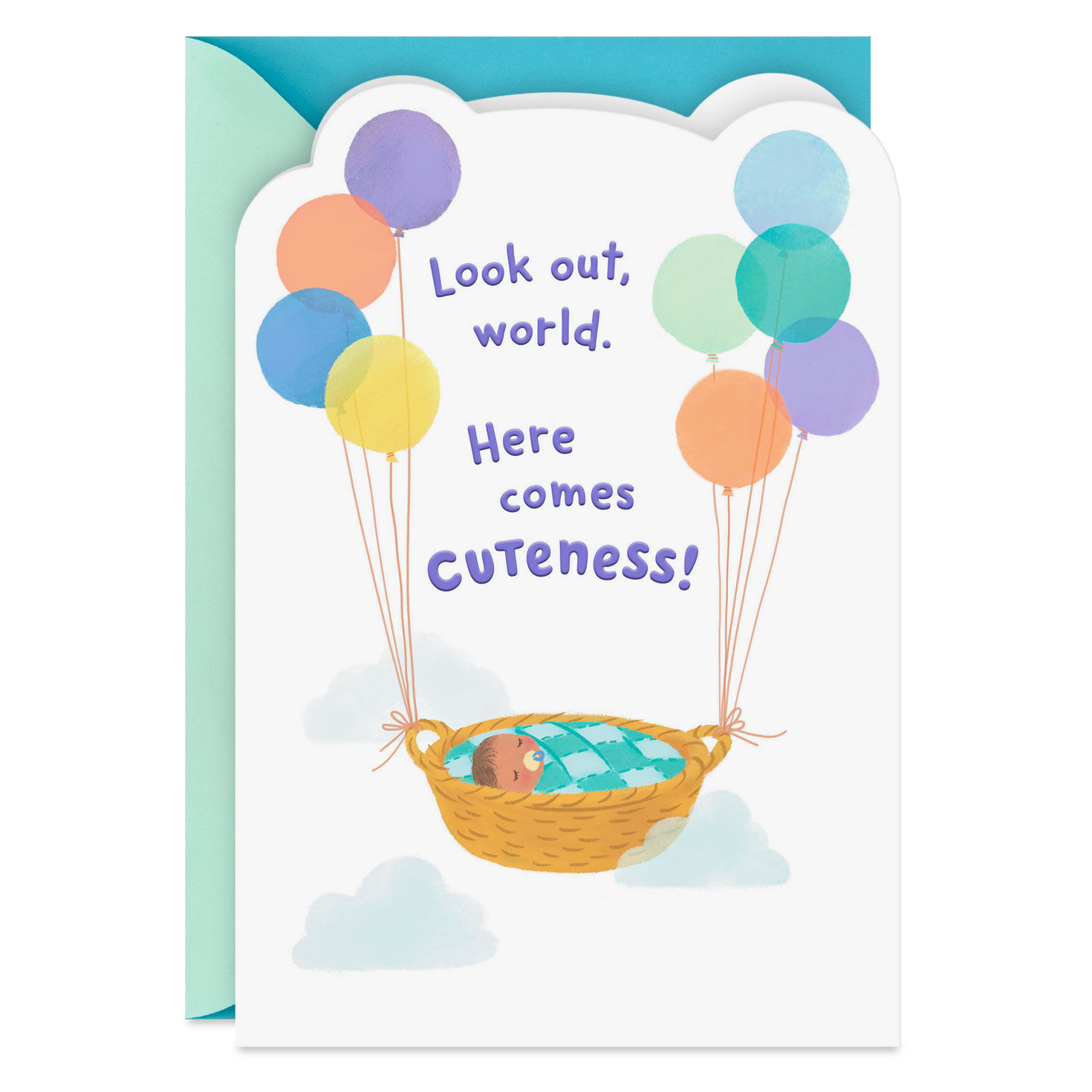So Much Love Headed Your Way New Baby Boy Card