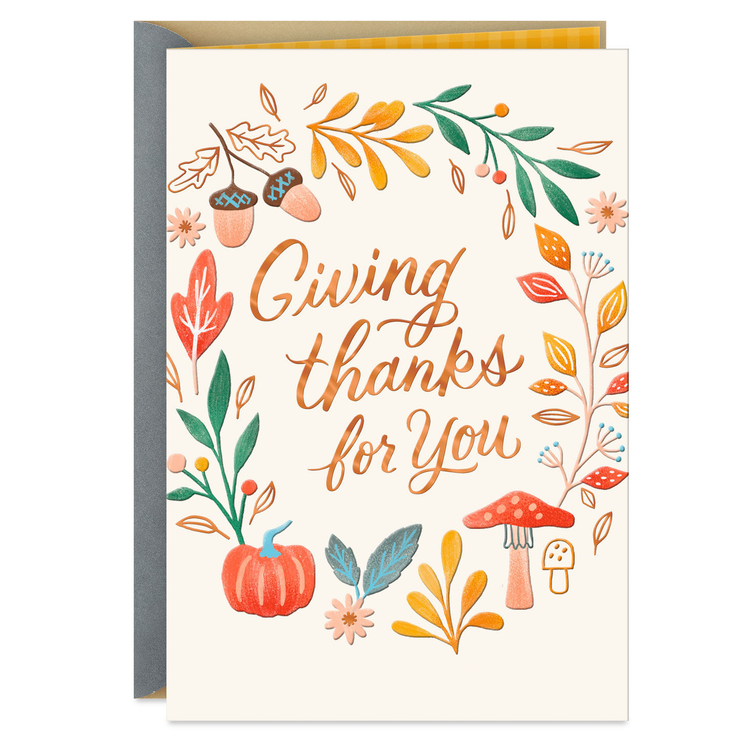 Giving Thanks for You Religious Thanksgiving Card for only USD 2.99 | Hallmark