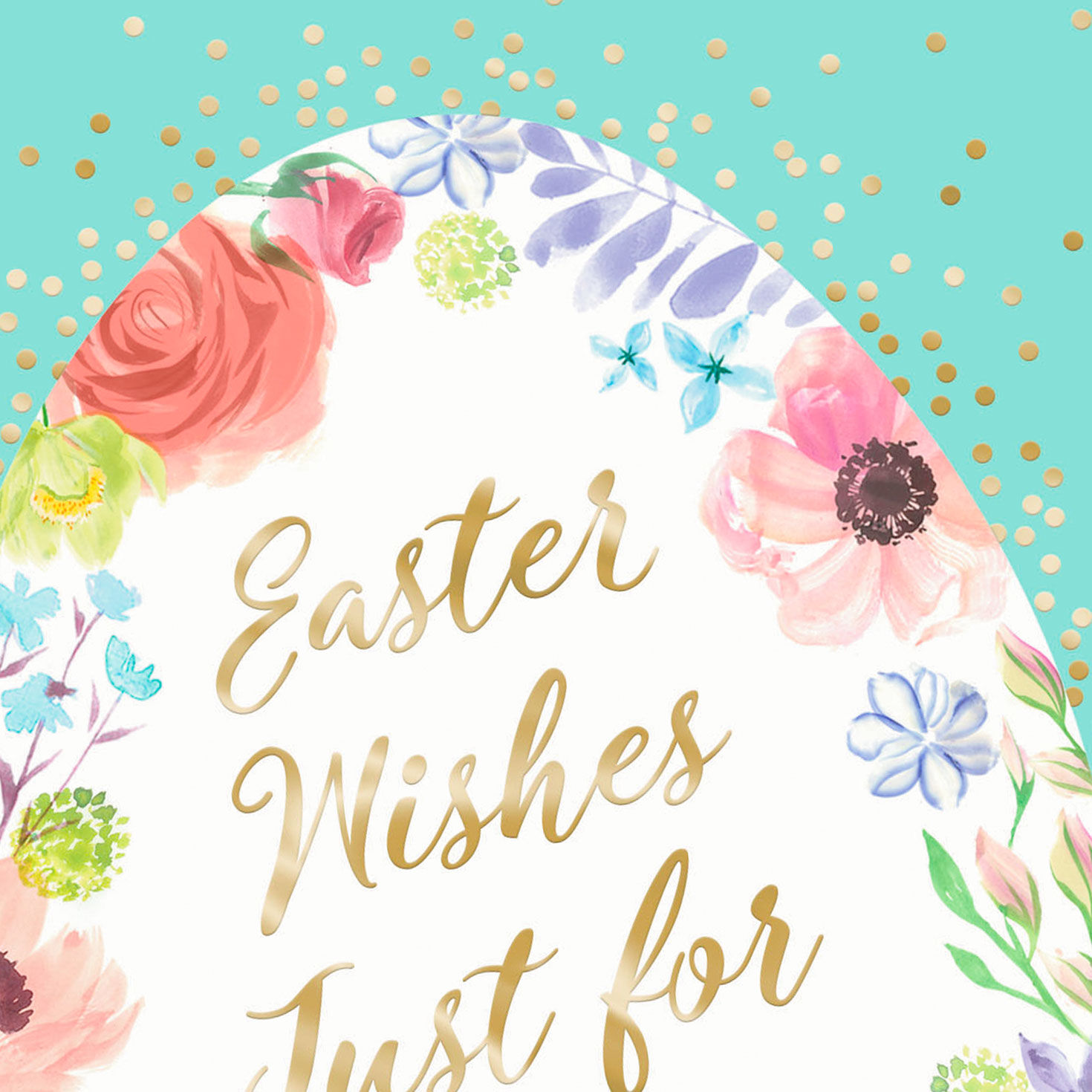 Floral-Designed Egg Easter Cards Pack card front detail image number 4