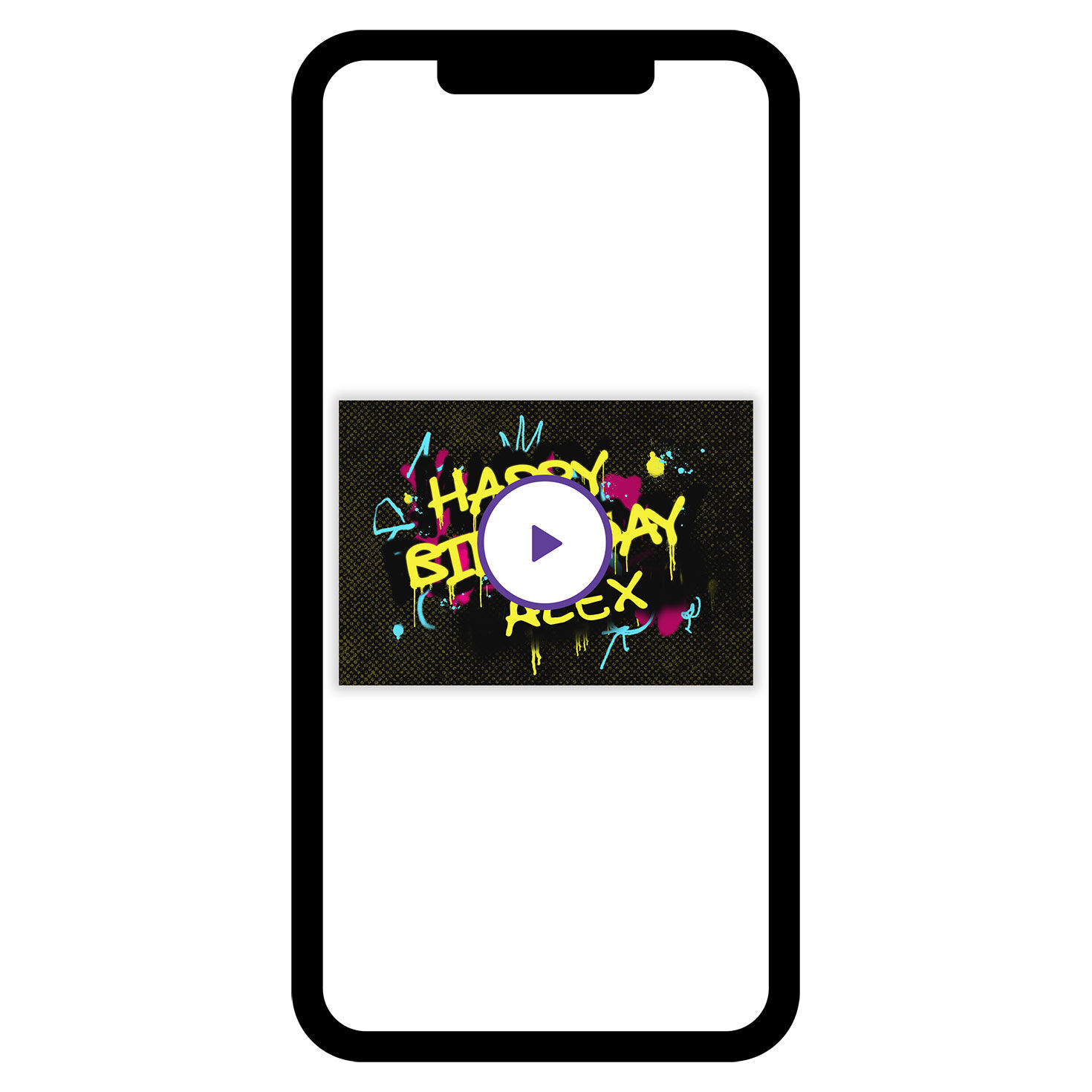 Graffiti Lettering Birthday eCard eCards Hallmark