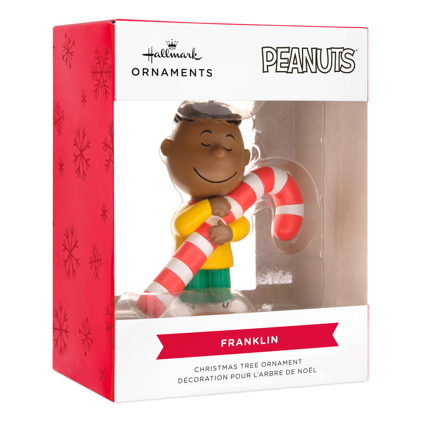Peanuts® Franklin With Candy Cane Hallmark Ornament for only USD 11.49 | Hallmark
