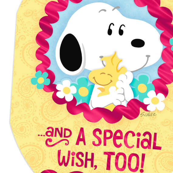 Peanuts® Snoopy and Woodstock Big Hug Easter Card, , large image number 4