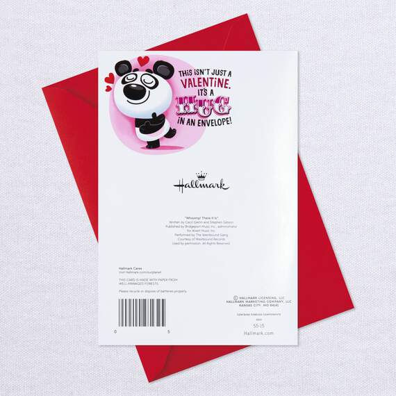 Panda Bear Hug Musical Pop-Up Valentine's Day Card, , large image number 8