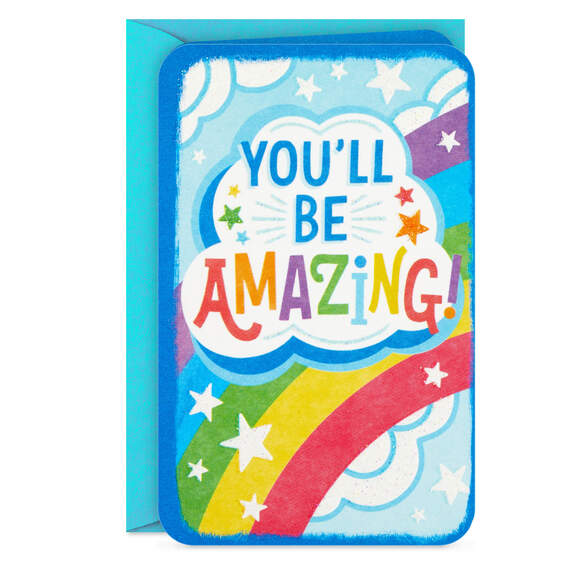 3.25" Mini You'll Be Amazing Good Luck Card, , large image number 3