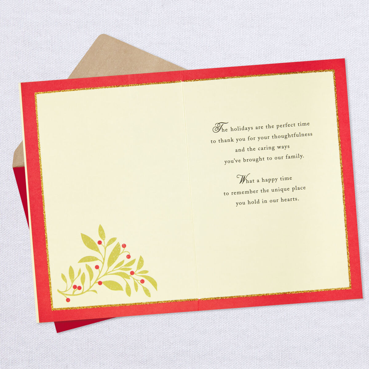 You Add A Special Touch Christmas Card for Sister-in-Law - Greeting