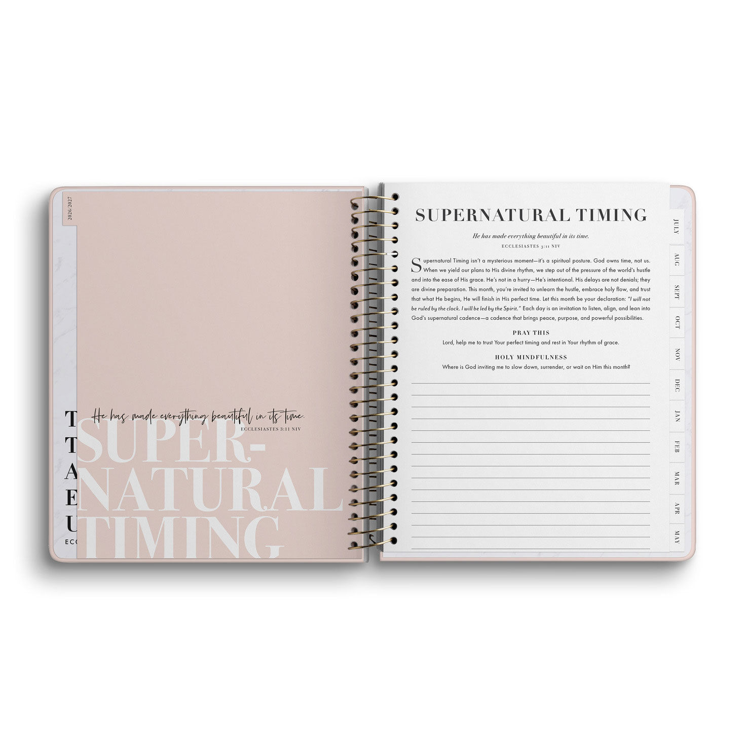 26-27 Devotional Planner by Marshawn Evans Daniels inside spread image number 2