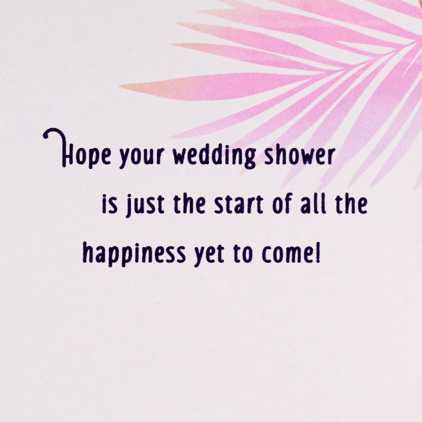 Colorful Leaves Wedding Shower Card  image number 2