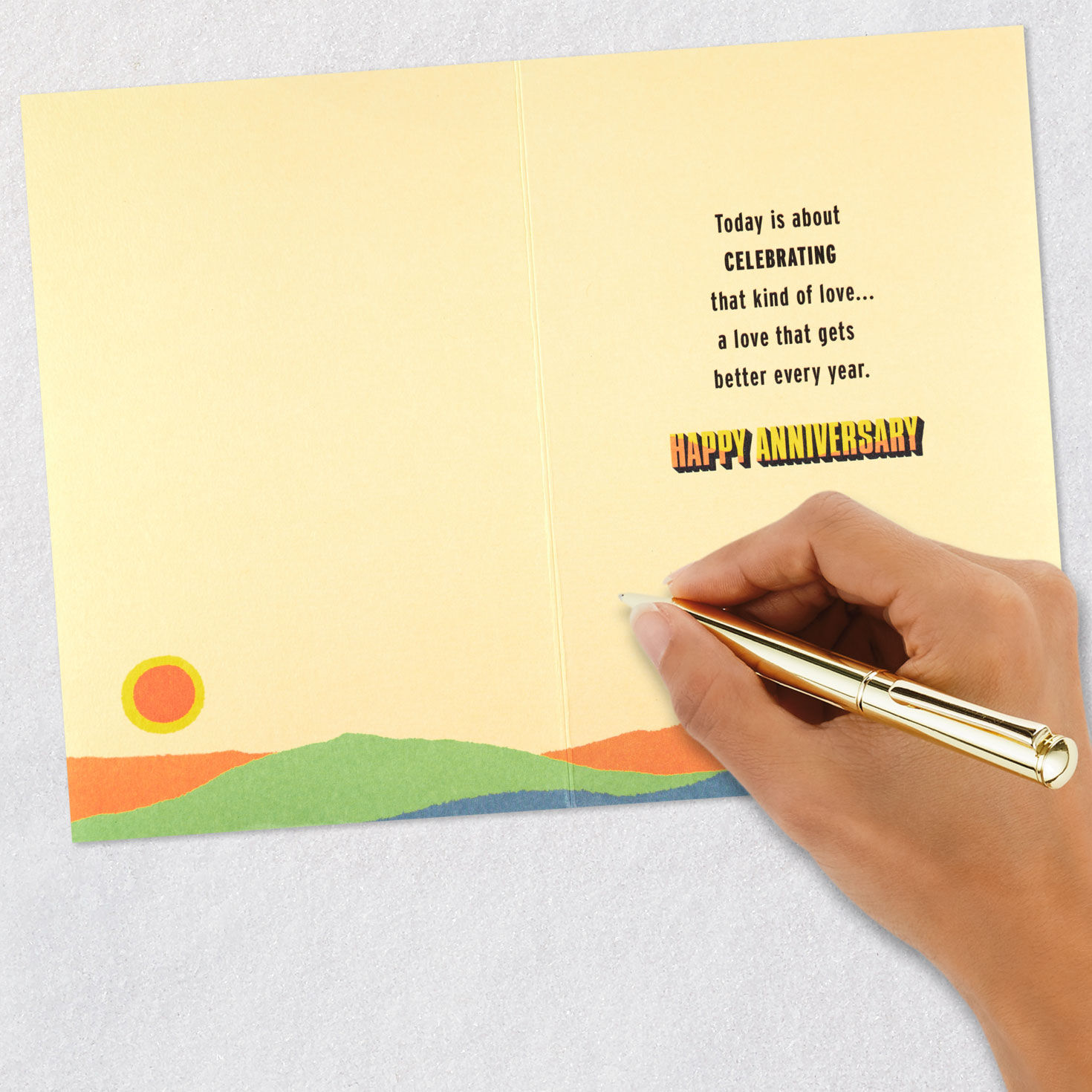 Love Is the Best Adventure Anniversary Card, , large image number 6