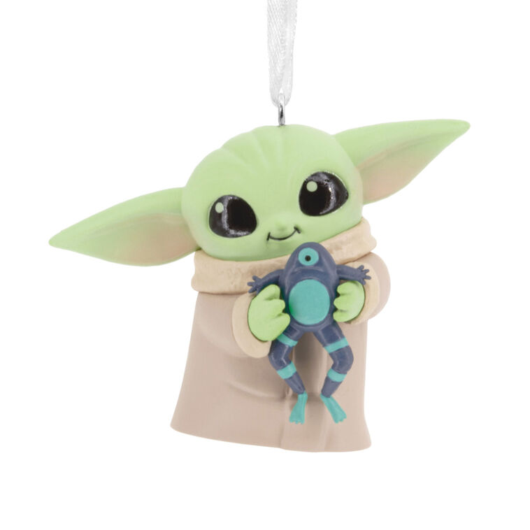 Star Wars: The Mandalorian™ Grogu™ With Frog Hallmark Ornament