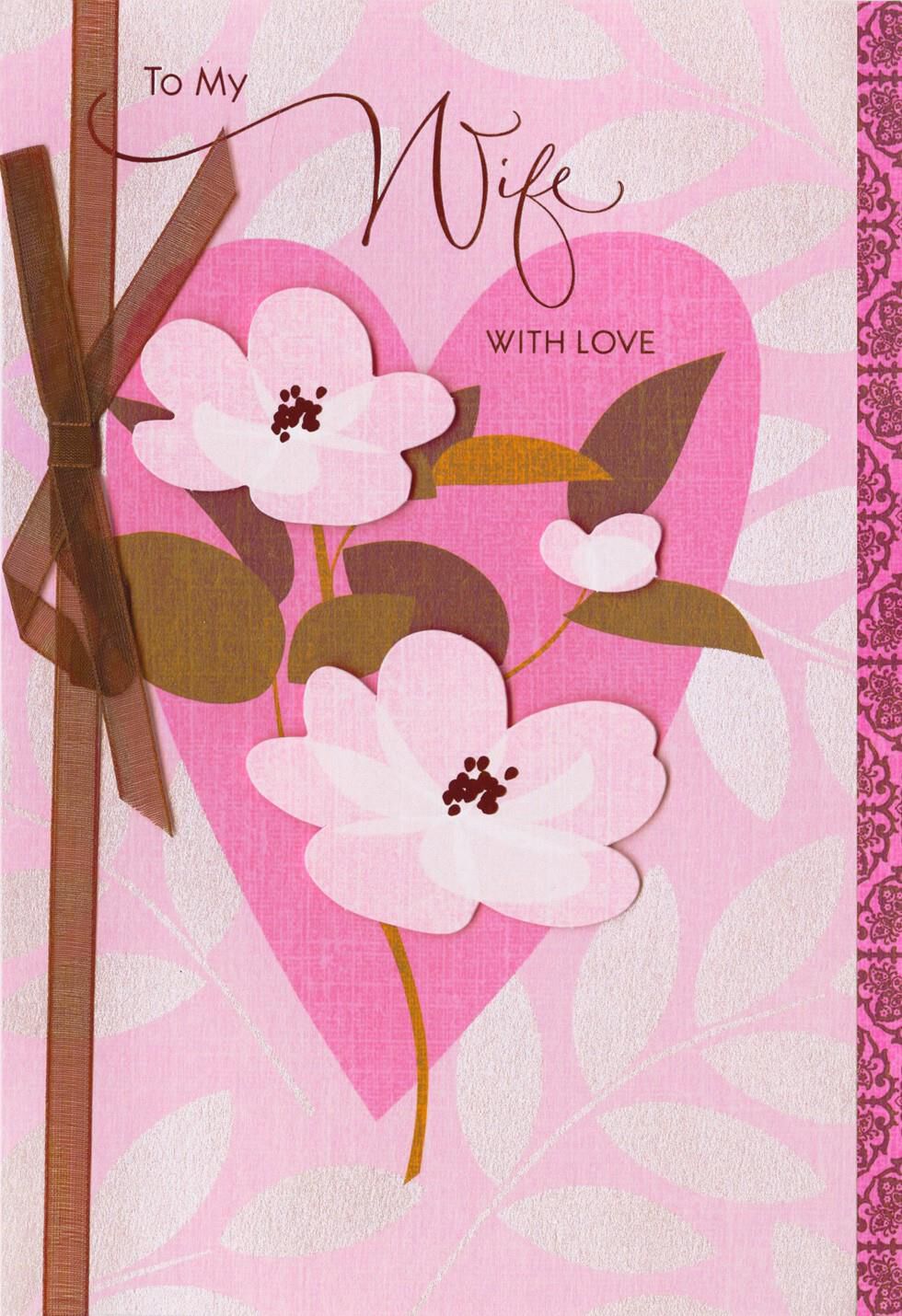 Love of My Life Valentine's Day Card for Wife