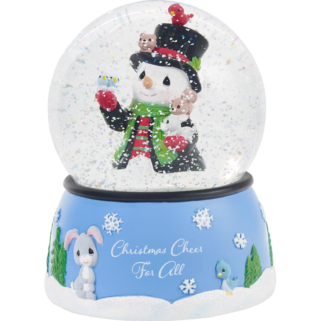 Precious Moments Christmas Cheer Snowman Musical Snow Globe Precious Moments Christmas Cheer Snowman Musical Snow Globe