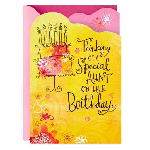 With Warmth and Affection Birthday Card for Aunt, 