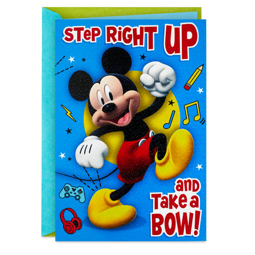 Disney Mickey Mouse Smarty Pants Preschool Graduation Card, 