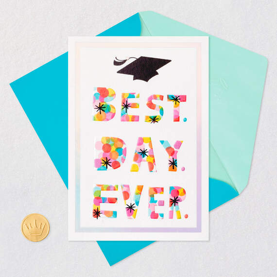 Smart, Strong Woman High School Graduation Card, , large image number 5