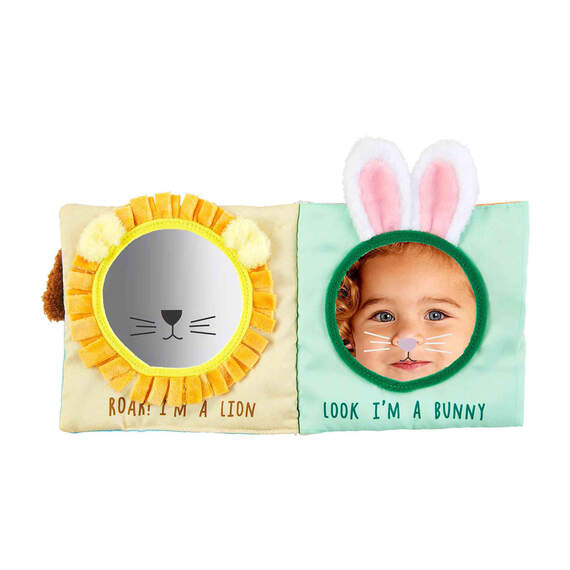 Mud Pie Let's See Who I Can Be Mirror Cloth Baby Book, , large image number 2