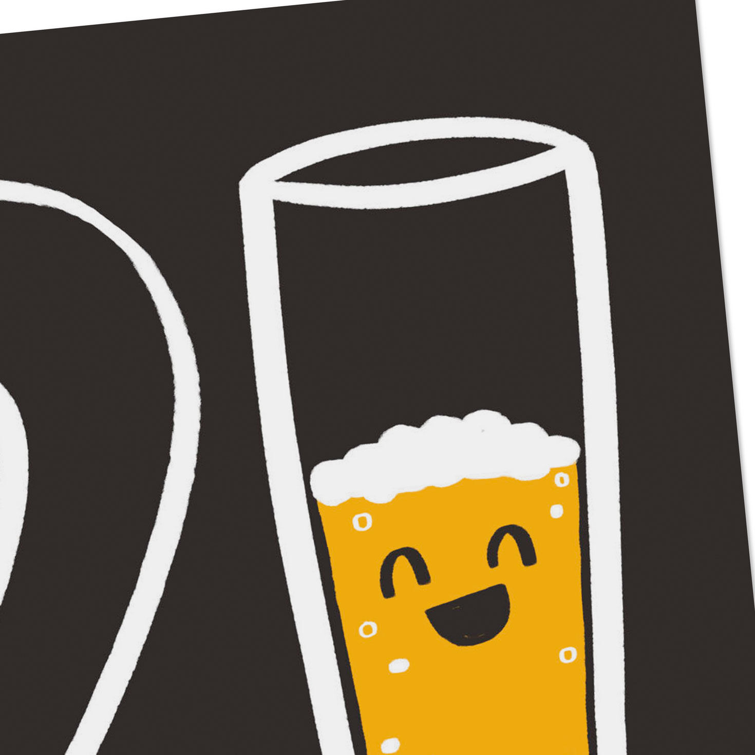 Beer Glass Funny 21st Birthday Card Card Front Detail image number 4