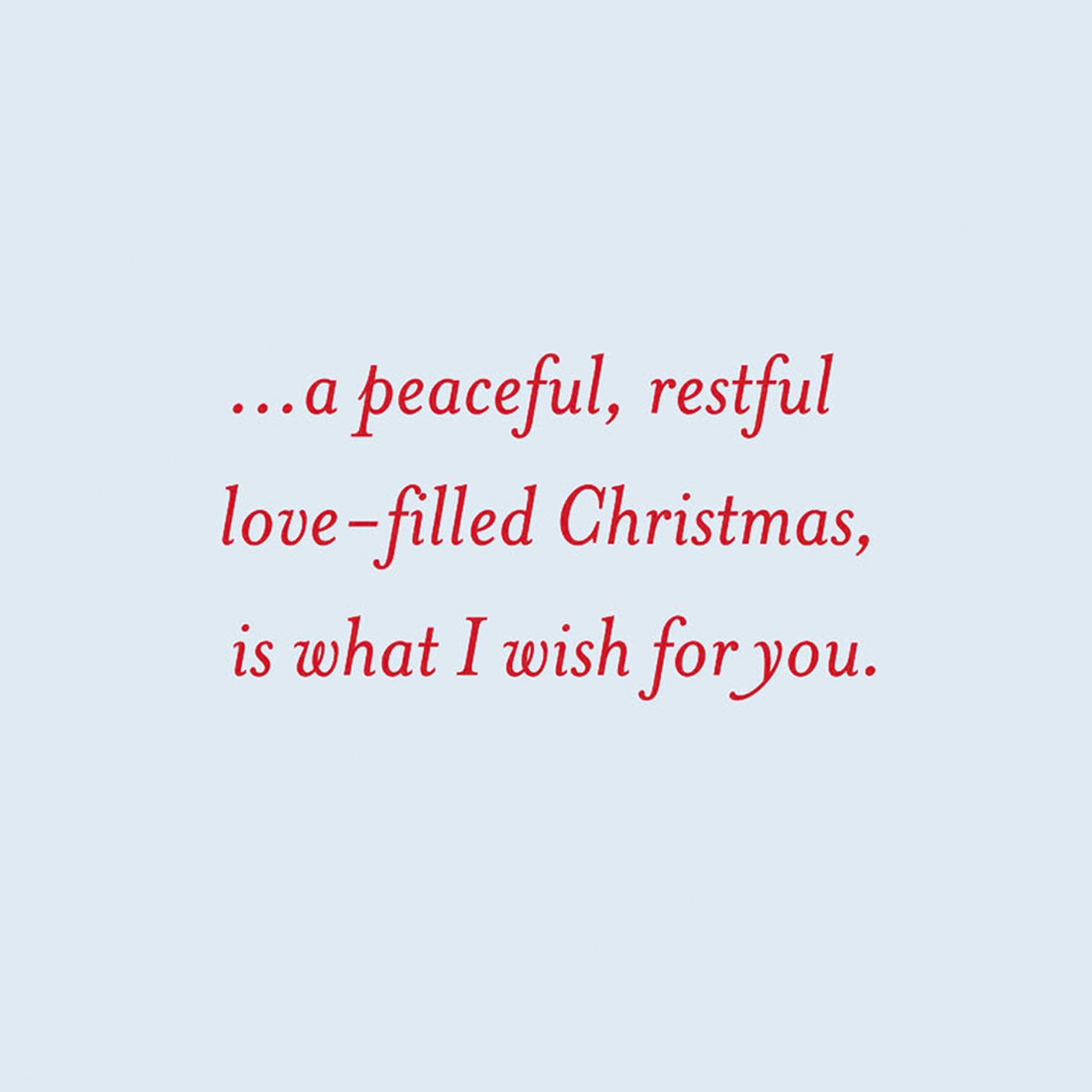 Snowy Deer in Stream Christmas Card Sentiment image number 2