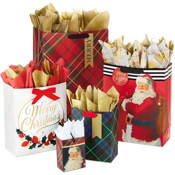 Classic Christmas Gift Bag Collection, , large image number 1