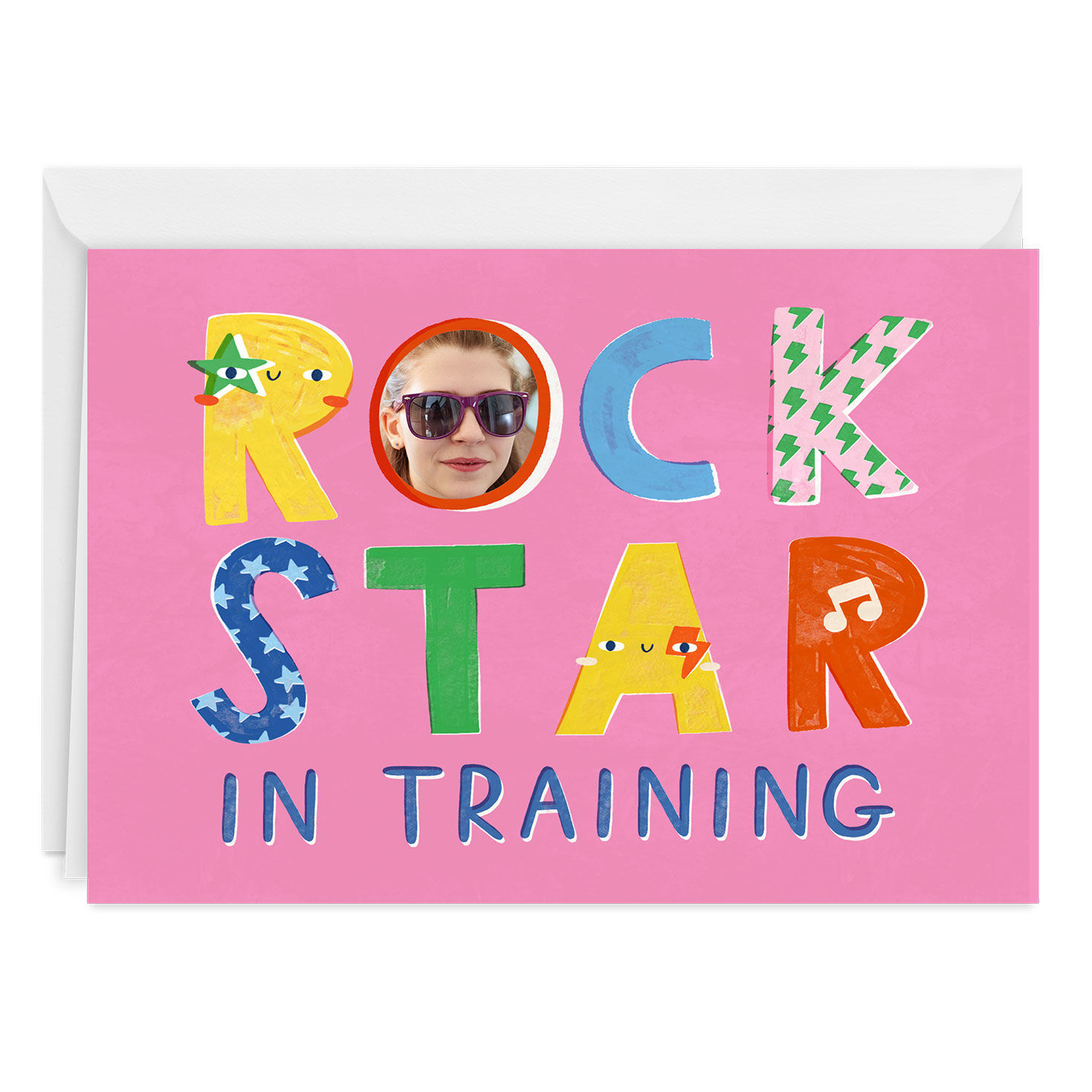 Rock Star in Training Custom Card
