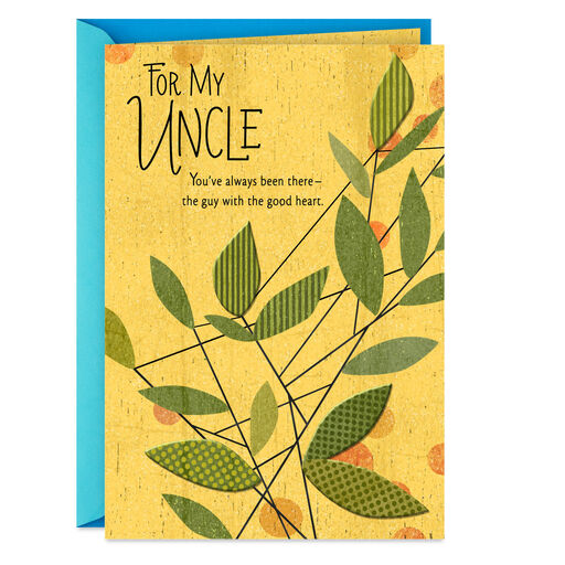 You've Always Been There Father's Day Card for Uncle, 