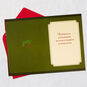 Reindeer and Red Plaid Nephew Christmas Card Open card with envelope image number 3