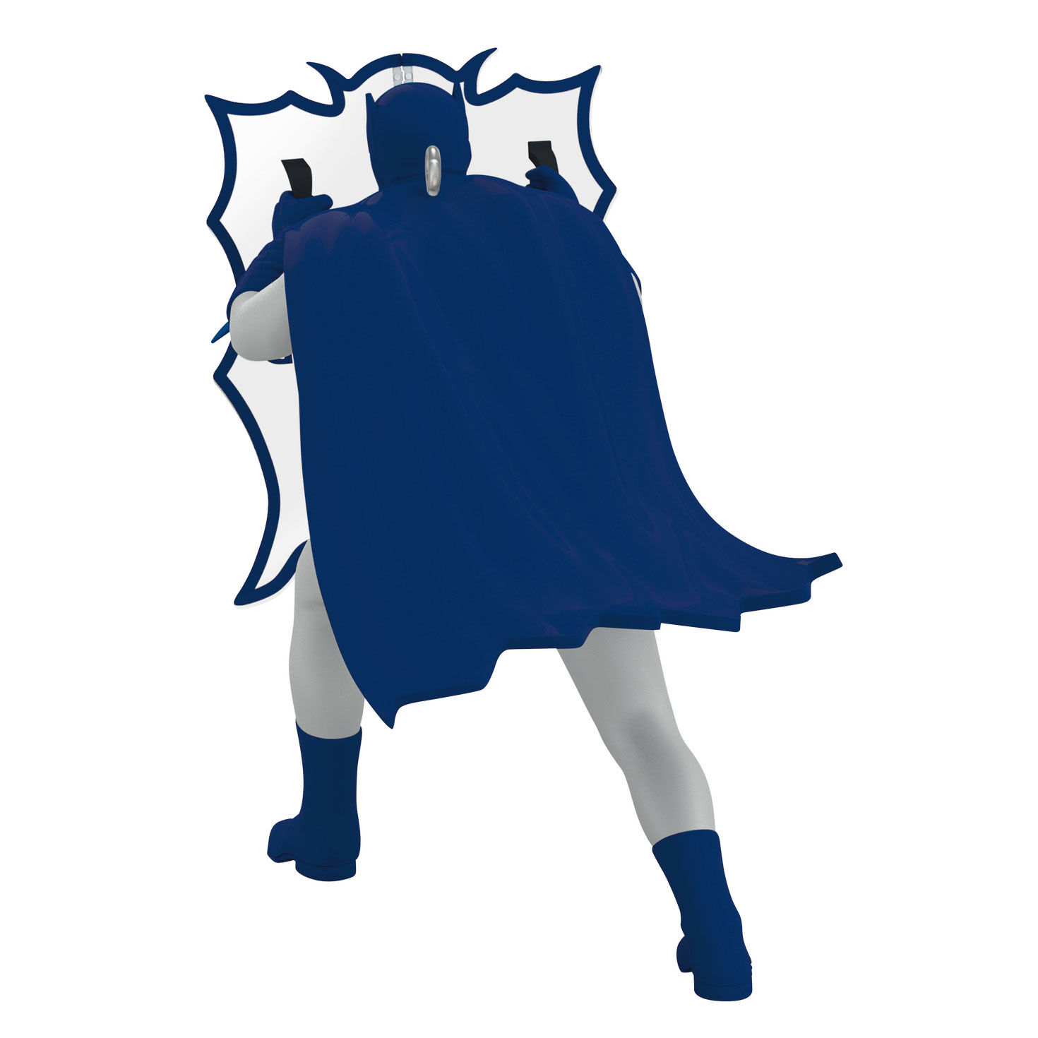 Batman With Bat-Shield Keepsake Ornament Back image number 6