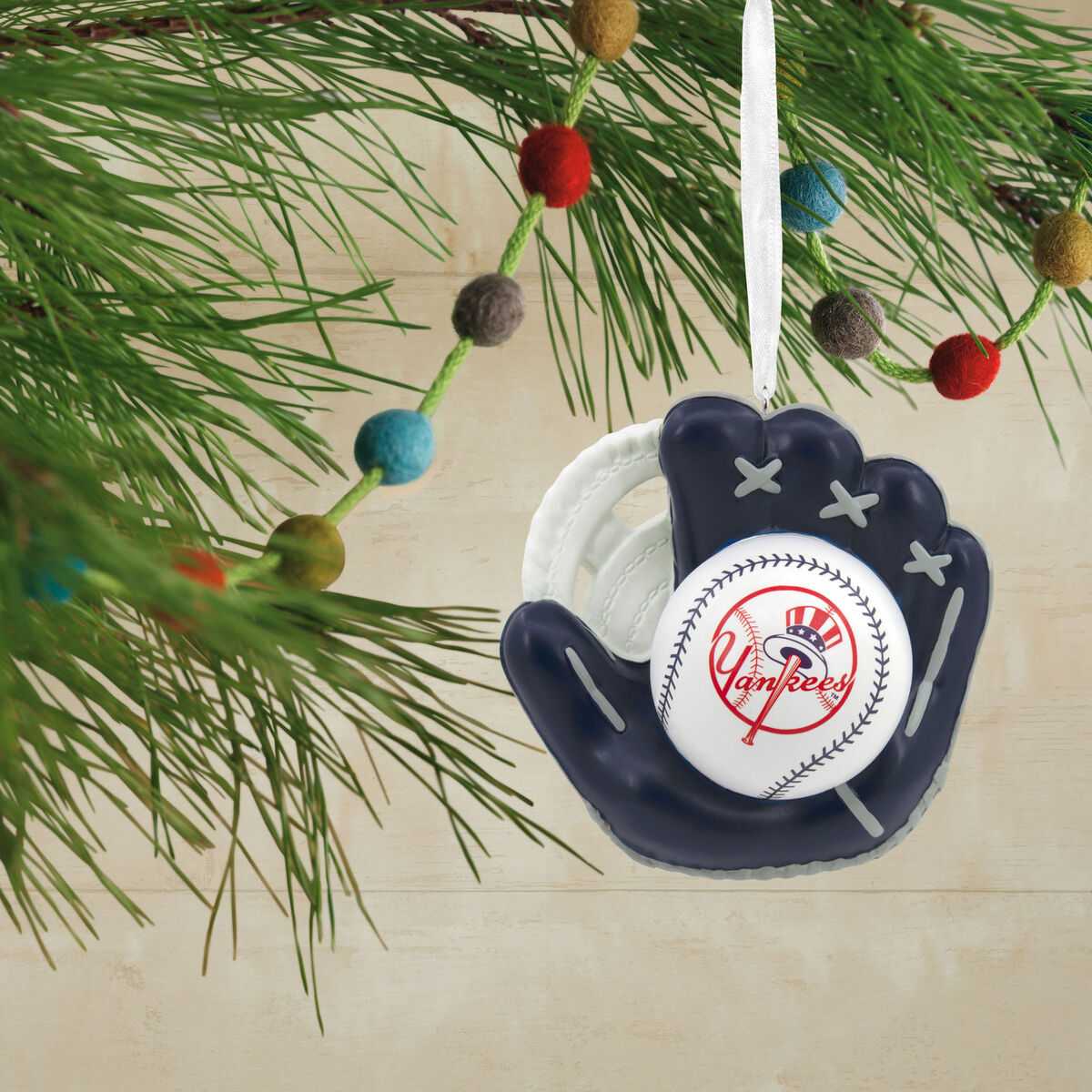 MLB New York Yankees™ Baseball Glove Hallmark Ornament Gift Ornaments