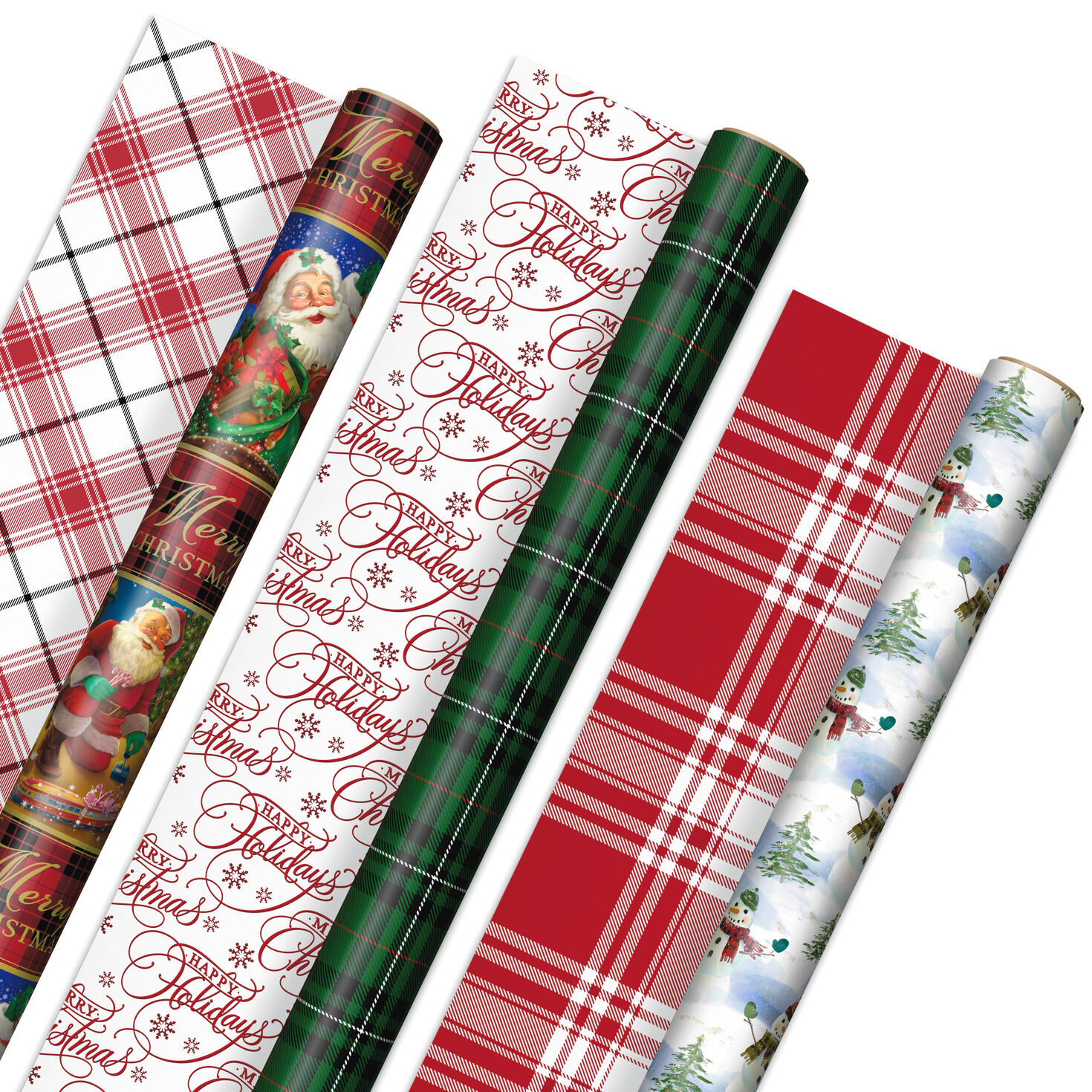 Christmas Classics 3-Pack Reversible Wrapping Paper Assortment, 120 sq. ft. for only USD 16.99 | Hallmark