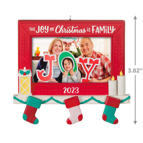 Family Joy 2023 Personalize Photo Ornament, , large image number 3