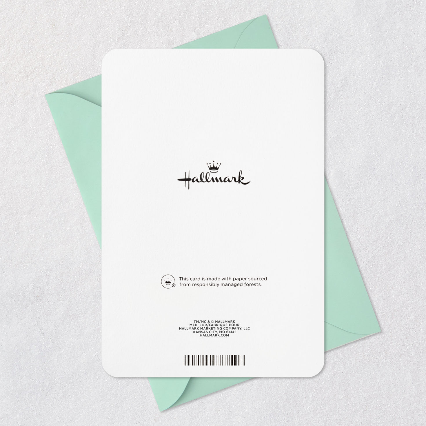 Couple Under Umbrella Wedding Shower Card Card Back with Envelope image number 7